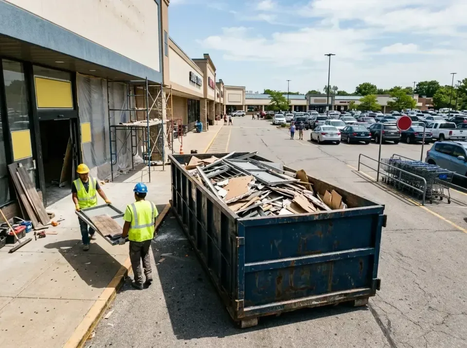 retail-store-renovation-debris-003 — frequently asked questions, Roll-off Dumpster Rentals in Manteca, CA